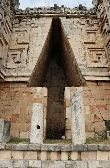 Uxmal Prints: Architecture and Decorative Facade of Mayan Ruins