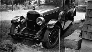 Automobile Prints: archival, automobile, black & white, car, classic, cropped, day, historical, nobody