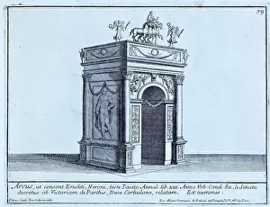 Information Prints: Arcus Domitiani Augusti ob Victoriam Germanicam ad Templum Fortunae Reducis de quo Martialis