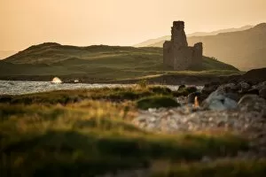 Images Dated 24th August 2015: Ardvreck Castle, Loch Assynt, Scotland