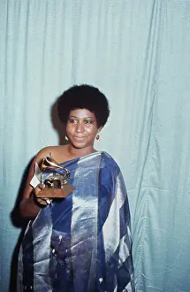 Huty25954 Prints: Aretha Franklin at the 13th Annual Grammy Awards