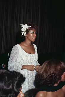 Aretha Franklin Prints: Aretha Franklin at the 19th Annual Grammy Awards