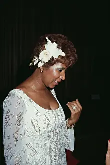 Aretha Franklin Prints: Aretha Franklin at the 19th Annual Grammy Awards