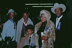 Aretha Franklin Prints: Aretha Franklin at the Hollywood Christmas Parade