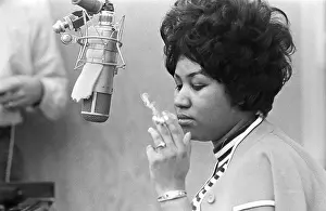 Aretha Franklin Recording At Muscle Shoals