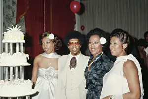 Aretha Franklin Prints: Aretha Franklin's 35th Birthday Party
