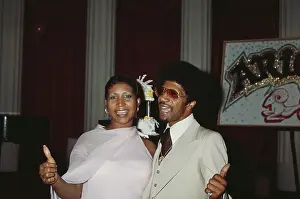 Aretha Franklin Prints: Aretha Franklin's 35th Birthday Party