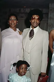 Aretha Franklin Prints: Aretha Franklin's 35th Birthday Party