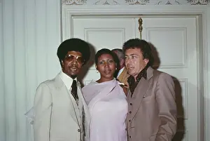 Aretha Franklin Prints: Aretha Franklin's 35th Birthday Party