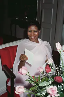 Aretha Franklin Prints: Aretha Franklin's 35th Birthday Party