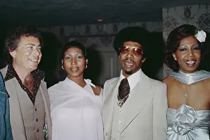 Aretha Franklin Prints: Aretha Franklin's 35th Birthday Party