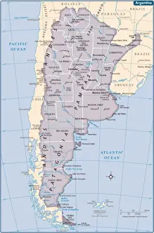 Argentina country map
