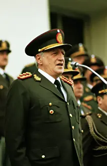 Argentinean President Leopoldo Galtieri During Ceremony