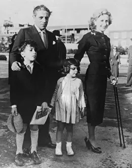 Father Prints: Aristotle and Athina Onassis with Children