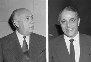 Aristotle Onassis With Oil Official Spiridon Katapodis