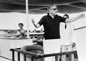 Aristotle Onassis on Yacht