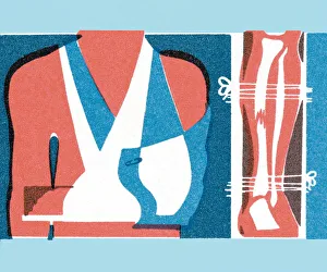Images Dated 19th January 2015: Arm in sling