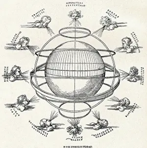 B And W Prints: The Armillary Sphere, 1525 (1906). Artist: Albrecht Durer