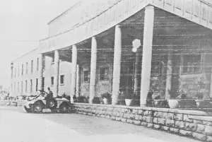 Baghdad Prints: Armored Car Outside Iraqi Presidential Palace
