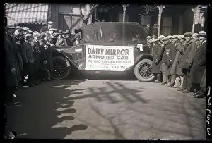 Cloth Prints: Armored Car Used by Daily Mirror