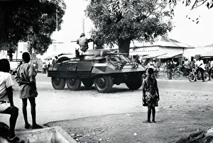 Coup Detat Prints: Armored Vehicle in Dahomey