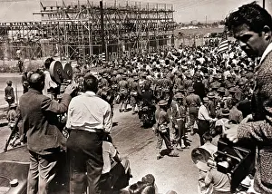 Inglewood Prints: Army At Aviation Plant/Strike