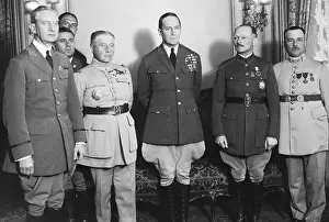 Reims Prints: Army Generals Meeting in Reims