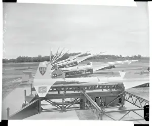 US Army Nike Missiles on Launchers