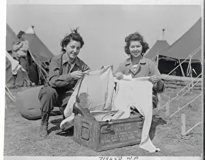 Anzio Prints: US Army Nurses Unpack