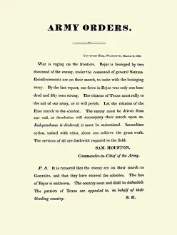 San Antonio Prints: Army Orders