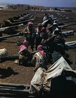 Jordan Prints: Army Soldiers Receiving Firing Instructions