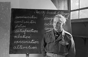 Blackboard Prints: Army Training School