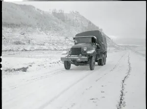 North Korea Prints: US Army Truck in Korea