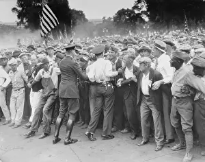 Pushing Prints: Army Veterans Demanding Benefits Payment in Washington, DC