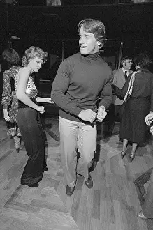 Discotheque Prints: Arnold Schwarzenegger at a Disco