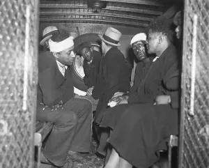 Harlem Prints: Arrested Protesters En Route to Jail