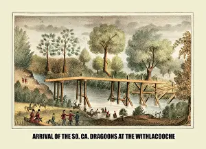 Native American Prints: Arrival of the South Carolina Dragoons