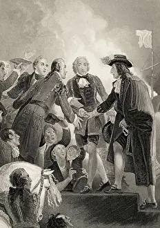 Scotland And Ireland Prints: Arrival of William III King of England at Torbay