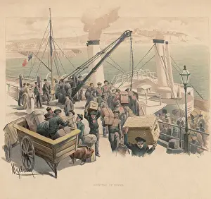 16885, H Prints: Arriving At Dover