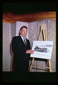Art Arfons Near Poster Display