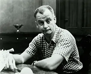 Prints of (Original Caption). Close-up of actor art carney in a TV still from the television program The Honeymooners'. Undated publicity handout Timeless TV: A Visual Journey: Art Carney In Scene The Honeymooners