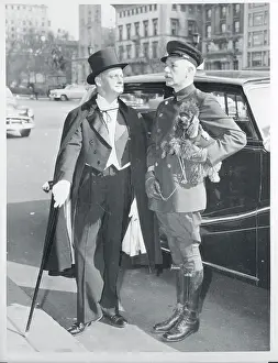 Art Carney Working as a Chauffeur