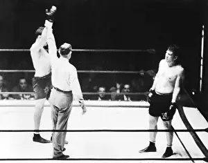 Referee Prints: Art Lasky Wins Boxing Match Against Kingfish Levinsky