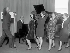 Arthur Bagley Instructing Women in Physical Culture