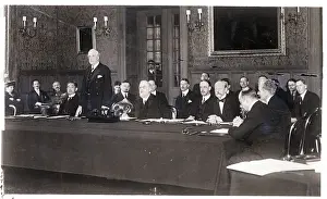 Global Prints: Arthur Balfour Addressing League of Nations