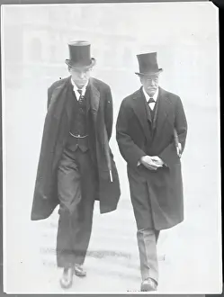 1st Earl Of Balfour Prints: Arthur Balfour and Robert Cecil Strolling