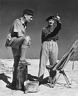 Arthur Coningham and Bernard L. Montgomery