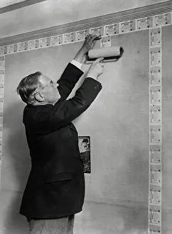 Arthur Croxton Decorating Room with German Marks