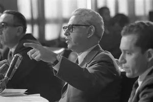 Arthur J Prints: Arthur Goldberg Testifying