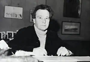 Arthur Honegger Seated In His Studio